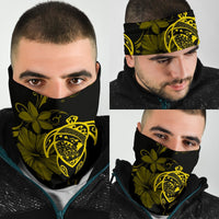 Hawaii Turtle Map Hibiscus Polynesian Bandana 3-Pack - Unique Style Yellow - Polynesian Pride