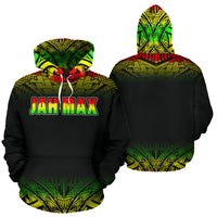 Jaxmax All Over Hoodie Unisex Reggae - Polynesian Pride