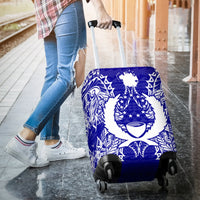 Pohnpei Polynesian Luggage Covers Map Blue - Polynesian Pride