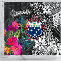 Samoa Shower Curtain - Turtle Floral - Polynesian Pride