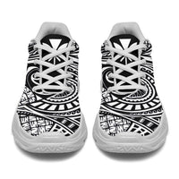 Kanaka White Chunky Sneakers White - Circle Style - Polynesian Pride