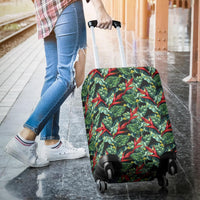 Tropical Monstera Leaf Green Mix Luggage Cover - Polynesian Pride