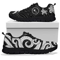 Chuuk Micronesian Sneakers - White Tentacle Turtle - Polynesian Pride
