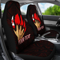 Tonga Personalised Car Seat Covers - Tonga In Me (Red) - Polynesian Pride