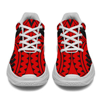 Polynesian Tradition Red Chunky Sneakers - Polynesian Pride