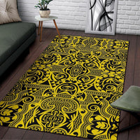 Hawaii Area Rug Polynesian Kakau Turtle AH - Polynesian Pride