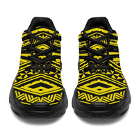 Polynesian Tatau Yellow Chunky Sneakers - Polynesian Pride