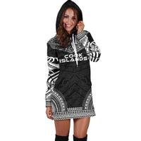 Cook Islands Women's Hoodie Dress - Polynesian Black Chief - Polynesian Pride
