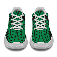 Polynesian Tradition Green Chunky Sneakers - Polynesian Pride