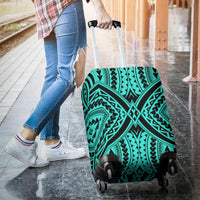 Polynesian Tradition Turquoise Luggage Covers - Polynesian Pride