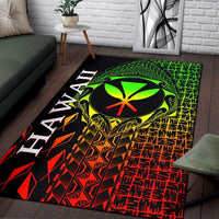Hawaii Area Rug - Kanaka Maoli Rocket Style (Reggae) - Polynesian Pride