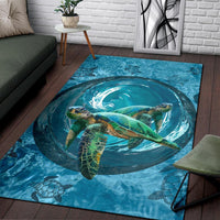 Turtle Tornado Area Rug AH - Polynesian Pride