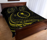 Chuuk Islands Quilt Bed Set - Green - Frida Style - Polynesian Pride