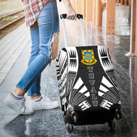 Tuvalu Luggage Cover - Polynesian Tattoo Black - Polynesian Pride