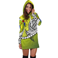 Cook Islands Rugby Women's Hoodie Dress Version Special - Polynesian Pride