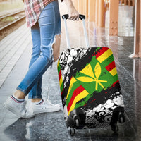 Polynesian Kanaka Flag Luggage Covers - Nora Style - White - Polynesian Pride