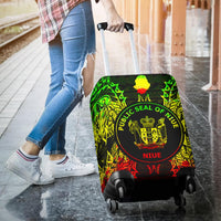 Niue Polynesian Luggage Covers Map Reggae - Polynesian Pride