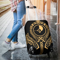 Yap Luggage Cover - Micronesian Tribal Gold - Polynesian Pride