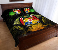 Tonga Polynesian Quilt Bed Set Hibiscus Reggae - Polynesian Pride