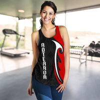 Aotearoa Silver Fern Maori Women Racerback Tank - Polynesian Pride