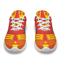 New Caledonia Sport Sneakers - Polynesian Tattoo Flag - Polynesian Pride