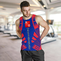 Wallis And Futuna Men Tank Top - Polynesian Tattoo Flag - Polynesian Pride