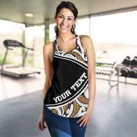 Personalized - Hawaii Polynesian Women's Racerback Tank - Loge Style - Polynesian Pride