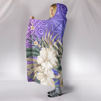 hawaiiHooded Blanket - Hawaii Hibiscus Polynesian Culture Revival - Polynesian Pride