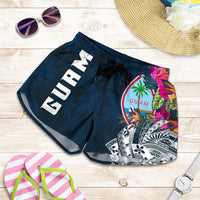 Guam Women's Shorts - Guam Summer Vibes Women Blue - Polynesian Pride