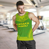Kanaka Maoli Men's Tank Top - Polynesian Chief Flag Version - Polynesian Pride