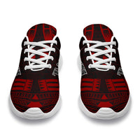 Tahiti Sport Sneakers - Polynesian Tattoo Red - Polynesian Pride