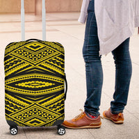 Polynesian Tatau Yellow Luggage Covers - Polynesian Pride