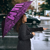 Guam Umbrella Turtle Coat of Arms Polynesian Pattern Violet - Polynesian Pride