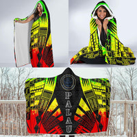 Palau Hooded Blanket - Polynesian Tattoo Reggae - Polynesian Pride