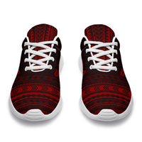 Samoa Sporty Sneakers - Polynesian Chief Red Version - Polynesian Pride