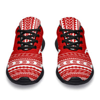 Tonga Sporty Sneakers - Polynesian Chief Flag Version - Polynesian Pride