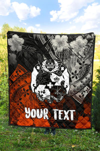 Tonga Polynesian Personalised Premium Quilt - Vintage Polynesian Style - Polynesian Pride