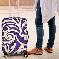Polynesian Maori Ethnic Ornament Violet Luggage Covers - Polynesian Pride