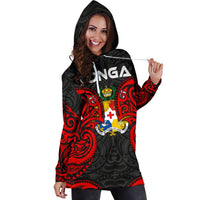Tonga Polynesian Women's Hoodie Dress - Tongan Spirit - Polynesian Pride