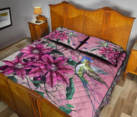 Hawaii Clematis Humming Bird Quilt Bed Set - Polynesian Pride