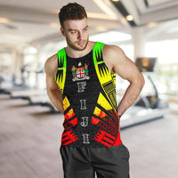 Fiji Men Tank Top - Polynesian Tattoo Reggae - Polynesian Pride