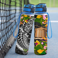 Tokelau Custom Personalised Hydro Tracking Bottle - Seal Spiral Polynesian Patterns - Polynesian Pride