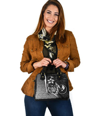 Yap Micronesia Shoulder Handbag White - Turtle With Hook - Polynesian Pride