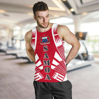 Samoa Men Tank Top - Polynesian Tattoo Flag - Polynesian Pride