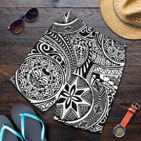 Polynesian Hawaiian Style Tribal Tattoo White Men's Short - Polynesian Pride