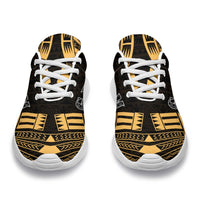Guam Sport Sneakers - Polynesian Tattoo Gold - Polynesian Pride