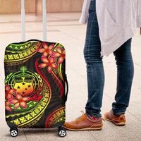 Samoa Polynesian Luggage Covers - Reggae Plumeria - Polynesian Pride
