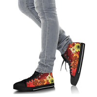 Samoa Custom Personalised High Top Shoes - Tribal Tuna Fish - Polynesian Pride