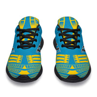 Tuvalu Sport Sneakers - Polynesian Tattoo Flag - Polynesian Pride