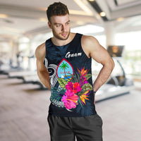 Guam Polynesian Men's Tank Top - Tropical Flower - Polynesian Pride